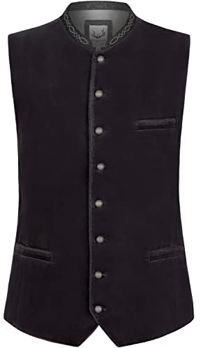 Stockerpoint Lorenzo Gilet traditionnel pour homme, graphite, 50