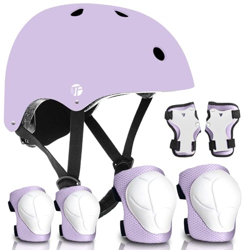 JeeFree Adjustable Gradient Color Skateboard Helmet for 3-5-8-14+Ages【Toddler Kids Youth Adult】 Girls Boys Woman.Bike Helmet for Multi-Sports Cycling Bicycle Scooter Inline Roller Skate Rollerblading