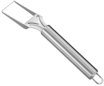 Taglierina a forchetta 2 in 1, per affettare l'anguria, 2 in 1, in acciaio inox, rotonda e liscia, per mela, frutti di drago