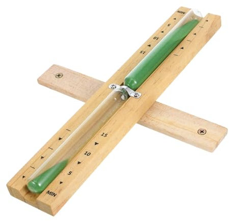 Amosfun Minuterie De Sauna Sablier 15 Minutes Accessoires De Sauna Sablier en Bois Horloge De Sauna Minuterie De Sauna Décorative