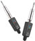 Btuty Microphone sans Fil 2,4 G Émetteur et Récepteur XLR - Système De Micro sans Fil Rechargeable pour Mixeur Audio Guitare Électrique Basse Haut-Parleur Pa Modes Réglables Microphone