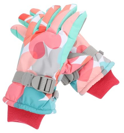 SAFIGLE Warme Winterhandschuhe Für Junge Mädchen Skihandschuhe Mit Verstellbarem Design Atmungsaktiv Und Bequem Für Skifahren Und Outdoor-aktivitäten
