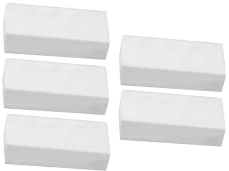 Lot de 25 tampons d'allumage ignifuges en fibre de laine, 12,9 x 5,1 cm, coton résistant à la chaleur pour foyers de table, Firepla