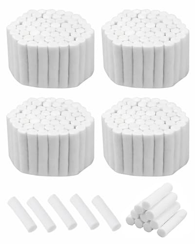 LEEQBCR 200 piezas Uds Rollos De Herramientas De Tapones Para Sangrar La Nariz Tapones Para La Nariz De Algodón Enrollados Almohadillas De Algodón Para Dentistas