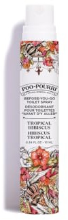 Poo-Pourri Before-You-Go Toilet Spray, Tropical Hibiscus, Travel Size 10 mL - Hibiscus, Apricot and Citrus