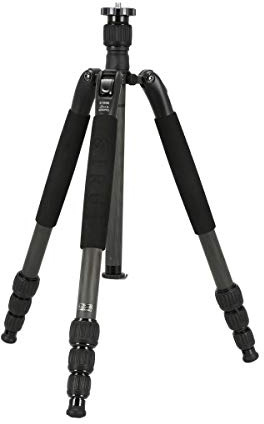 SIRUI N-1204SK - Treppiede universale a tre gambe (carbonio, altezza: 158 cm, peso: 1,4 kg, portata: 12 kg) con borsa e tracolla