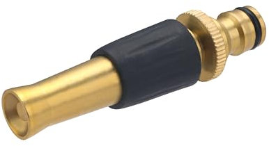 Lanza de Riego de Latón con Empuñadura Soft Grip | Chorro Ajustable para Jardín, Huerto o Terraza | Cómoda, Precisa y Resistente al Desgaste | AROZ