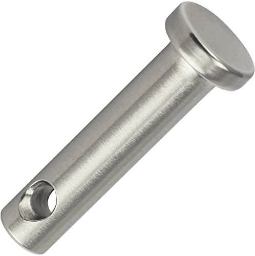 OPIOL QUALITY® Steckbolzen 5x21 mm aus Edelstahl A4 V4A (2 Stück) Splint Bolzen Splintbolzen Sicherungsbolzen Sicherungssplint Stecksplint Sicherung Stifte