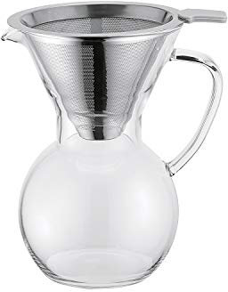 Weis Cafetière pour Over avec filtre 600 ml