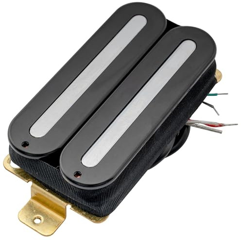 Artec HXTN Super Power Dual Hot Rail Keramisk Pickup Humbucker Stall 16.8K för Elgitarr, Svart