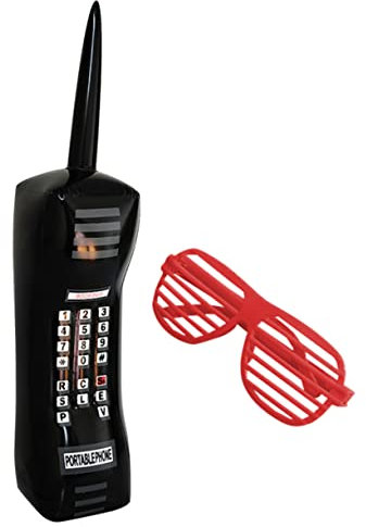 TOYANDONA Disco-party-dekorationen Aufblasbares Telefonspielzeug 80er- und 90er-jahre-brille Party-geschenkset