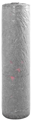 vidaXL Pond Fleece Folding Grey 1 x 10 m Polyester and Cotton, Modern, Rectangular Garden Pond Liner, Outdoor Water Feature Installation, Waterproof Grey Accessory, Durable Design
