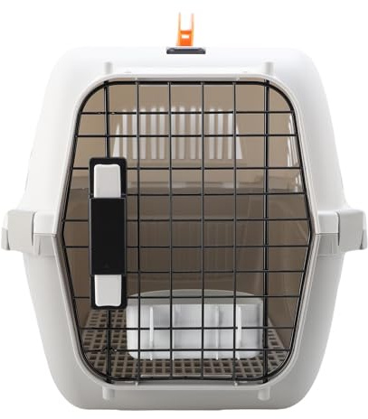 Fabater Plastikhund Transportkasten Geräumige Innenraum (Gray)