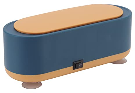 Machine à Laver Les Montres, Laboratoires Digita, Nettoyeur de Bijoux à Ultrasons pour Lunettes, Rasoirs, Prothèses Dentaires, Type Mini pour Un Usage Domestique(Bleu)