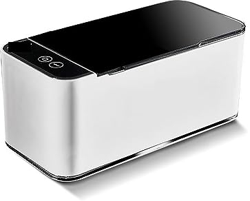 Nettoyeur à ultrasons, Puissant Nettoyeur À Ultrasons 500ML 46kHz For Bijoux Lunettes Rasoir Circuit Imprimé Montres Dentier Dents Machine À Laver À Ultrasons pour lunettes, anneaux, dispositifs de re