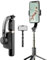 Stabilisateur de Smartphone Rotation 360°, 1 axe Téléphone Portable avec télécommande Bluetooth 3-1 pour Vlogging, Youtube, Vidéo en Direct, TikTok, Compatible avec iPhone/Android