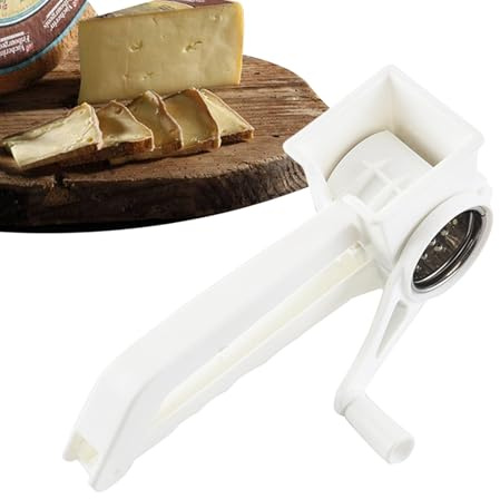 Rotary Cheese Ratter - Raschietto Per Formaggio A Mano, Grattugia Con