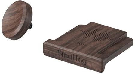 SMALLRIG Cubierta para zapata de flash en aspecto de ébano con tapa de disparador para FUJIFILM X100VI/X100V/X-T30 III/X-T30 II/X-T30/X-M5/X-E5/X-E4/X-E3/X-T5/X-T5/X-T4/X-T3/X-Pro3/X100F. Black-6244