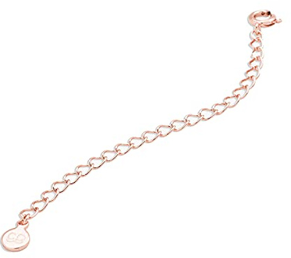 gorjana - 3 in. Extender Chain - Gold, Rose or Silver - Lightweight Design - Spring Ring Closure - Versatility - Enhance Necklace Length with Ease - Elegant Finishes