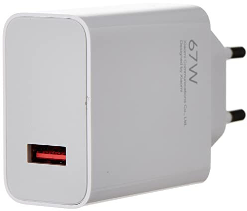 XIAOMI XIAOMI MI Travel Charger Combo Set with USB-A to Type-C Charing Cable 1M, 67W White EU MDY-12-EJ