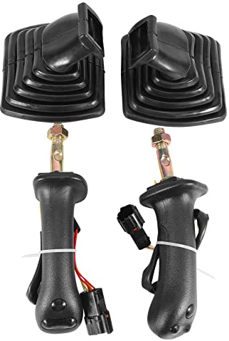 Geieold 2 SttCk L+R 3 Tasten Bagger Joystick Assy Schalthebel mit Schutz ffr Doosan DX150 215 225 300 370-9C