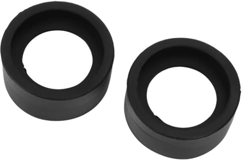2Pcs Soft Rubber Eyepiece Cover Binocular Eye Cups Replacement 36mm Diameter for 32-36mm Stereo Microscope (KP-H2 Flat Angle)