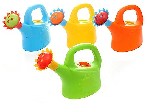 JAWSEU Juguete de baño con regadera, regaderas de plástico para niños, regadera pequeña Kane para Juguete de baño de Arena de Playa Garmenende (Color al Azar)