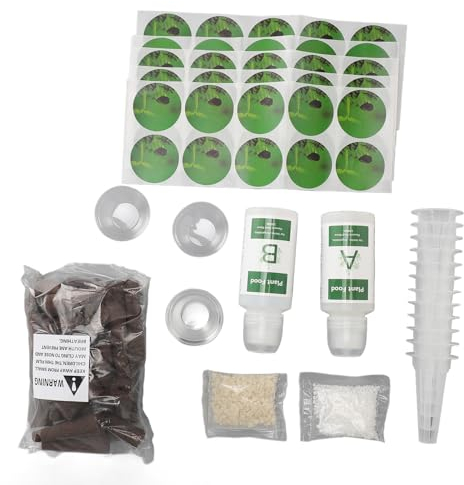 Kit Baccello per Piante Alimentari per Piante Idroponiche, Verdure Frutta Fiori Pianta Prosperare Fertilizzante Fertilizzante Liquido per Piante da Interno per