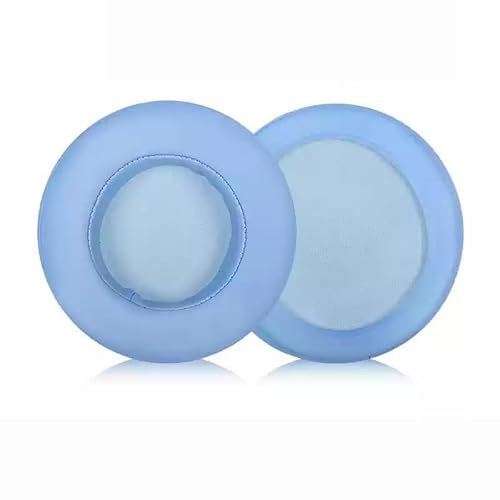 Ersatz-Ohrenschützer aus Schaumstoff, kompatibel mit AKG K52 K72 K92 K242 K240 MKII Kopfhörer-Reparaturteil, blaues Leder