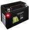 TECNO-GEL Motorrad Qualitäts Batterie für YT12A-BS = YTX12A-BS, 12V Gel-Batterie 10 Ah, 150x87x106 mm