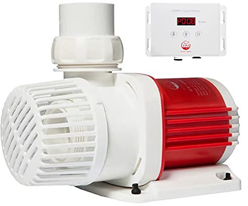 H&RB Pompa ad Acqua Sommergibile Pompa per Stagno, Filtro Pompa/Pompa per ruscello, Pompa per laghetto, laghetto da Giardino, ruscello, Corso d'Acqua, Cascata, Fontana,J8000