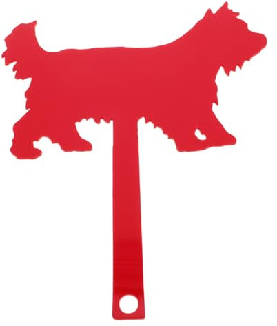 BESPORTBLE Briefkastendekoration Postflag Briefkasten Wanddekoration Ersatz-mailbox-flag Mailbox-flag-ersatz Austausch Der Briefkastentür Flag Zum Ersetzen Des Postfachs Rot Acryl