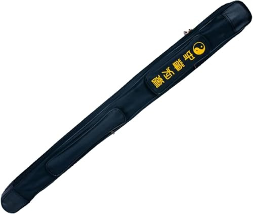 YUYIXIN Black Waterproof Sword Sheath, Double Layer Design Can Hold 2 Swords, Oxford Cloth Long Sword Bag, Multifunctional Carrying Bag for Tai Chi Sword, Samurai Sword, Bokken, Katana-130CM