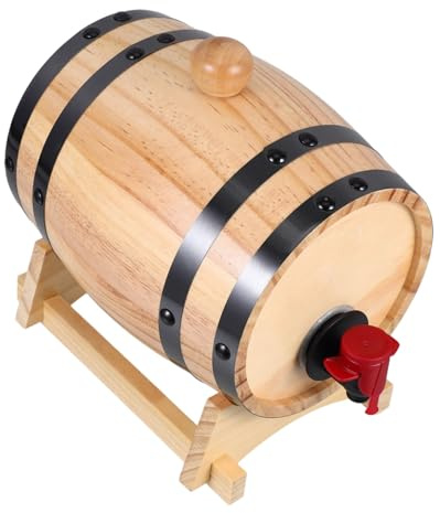 Alipis Barrica de Vino de Roble Pequeña Añejar Whisky y Elaborar Vino para Barbacoas Cervecerías y Proyectos de Manualidades