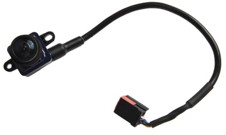 Besshepplo Cámara de visión Trasera, cámara de reversa, cámara de estacionamiento Impermeable para Sistema de Asistencia de estacionamiento de 6 Pines, cámara ABS Negra con instalación de reemplazo