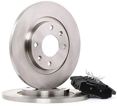 RIDEX 3405B0047 Jeu Disques et plaquettes de freins Avant avec ressort sans vis/boulons pour VW Passat B6 Berline (3C2)