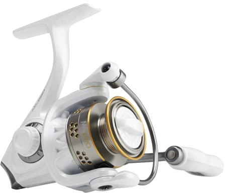 Abu Garcia Max Pro Spinnrolle, Größe 30 (1523232), rechte/Linke Griffposition, Graphitkörper, korrosionsbeständig, gefräste Aluminiumspule, Filz-Frontbremse, Grau