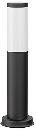 ledscom.de Wegelicht/Pollerleuchte PORU für außen, IP44, 39 cm, schwarz, 1x E27 max. 40W