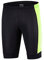 Airtracks Herren Fahrradhose Kurz Radhose Pro Line Kurze MTB Radlerhose Mountainbike 3D Coolmax Gepolstert Atmungsaktiv Reflektoren S M L XL XXL 3XL 4XL - schwarz-neon - XXXL