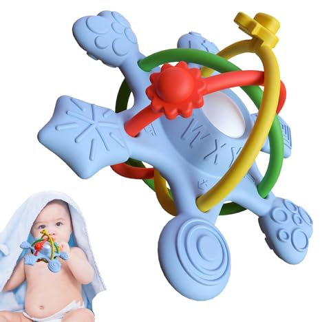 Kixolazr Kinderspielzeug-Rasselball, sensorische Rasselbälle für Kinder | Beißspielzeug für Kinder,Beißspielzeug für Kleinkinder, Erleichterung beim Zahnen, lustiges Entwicklungsspielzeug für 0–3