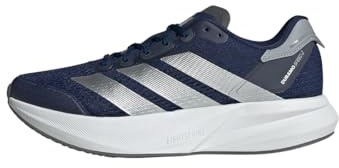 adidas Hombre Duramo Speed 2 Running Shoes, Dark Blue/Silver Metallic/Halo Silver, 44 2/3 EU