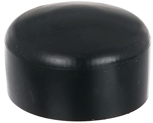 Alberts 654627 Pfostenkappe für runde Metallpfosten | Kunststoff, schwarz | für Pfosten-Ø 60 mm