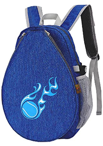 Harilla Bolsa de Raqueta de Tenis para, Bolsa de Transporte, Almacenamiento, paletas de Pickleball, Mochila para Jugadores, niñas, Adolescentes, Azul Profundo