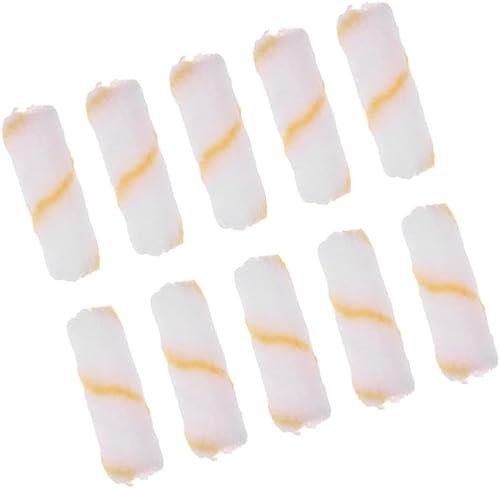 SFQEVHRZ Paint Rollers，Facade Roller， 20PCS Paint Roller Cover Reusable Durable Polyester Mini Paint Roller Cover for Home Repair Wall Painting