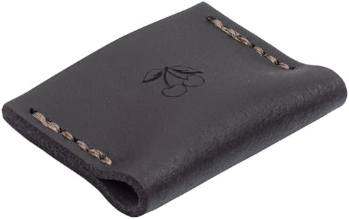 KIRSCHEN Schneidenschutz – Schutz für Stechbeitel mit 35 mm Klingenbreite und Zimmermannsbeitel NERO in 30 mm, Klingenschutz aus Leder, Messerschutz 8505035
