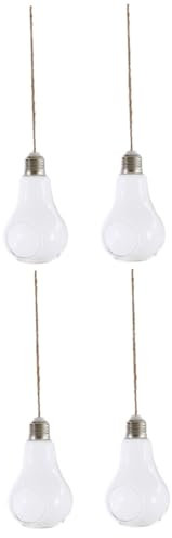 BESPORTBLE 4 Stück Pflanzen Glasbirnen Flaschenvase Zum Aufhängen Terrarium Glühbirnen Glühbirnen Pflanzgefäß Hydrokultur Luftpflanzen Hängetöpfe Pflanzen Terrarium