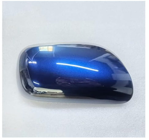 Calotte Specchio Per Toyota Per Yaris 2006-2011 Copertura Dello Specchio Retrovisore Alloggiamento Custodia Specchio Conchiglia Dello Specchio Retrovisore Calotte Specchietti Auto(Dark Blue Mica RH)