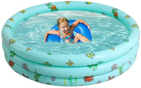 Piscine Kiddie, Piscine Gonflable extérieure,Piscine de au-Dessus du Sol | Centre de pagayage extérieur Pliable pour Les, Les Adultes, Les Hommes, Les Filles, Le Tout-Petit
