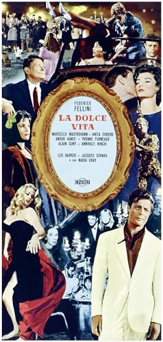 Generico Poster La Dolce Vita – Locandina Cinematografica 33x70 cm | Stampa Artistica su Carta Patinata | Arredo Parete o Regalo per Cinefili – SACWEBPHOTO