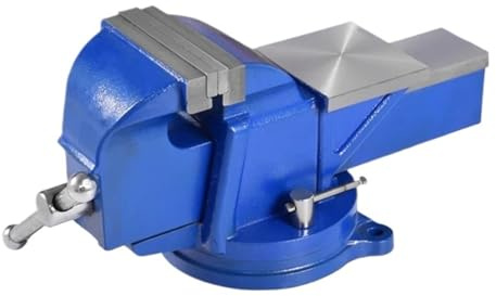 Morsa Da Banco For Impieghi Gravosi, Piccola For Uso Domestico, 4 Pollici, 11 Kg, Lavoro, Rotazione A 360 Gradi, Pinza A Becchi Piatti Struttura Precisa Utilizzo Versatile